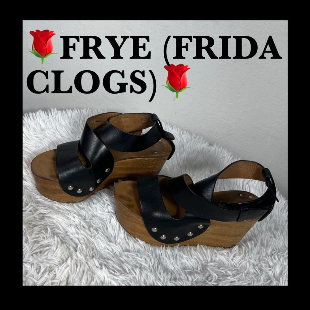 Frye Frida Clog Wedges